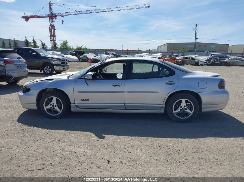 2002 Pontiac Grand Prix VIN: 1G2WR521X2F226425 Lot: 12029231