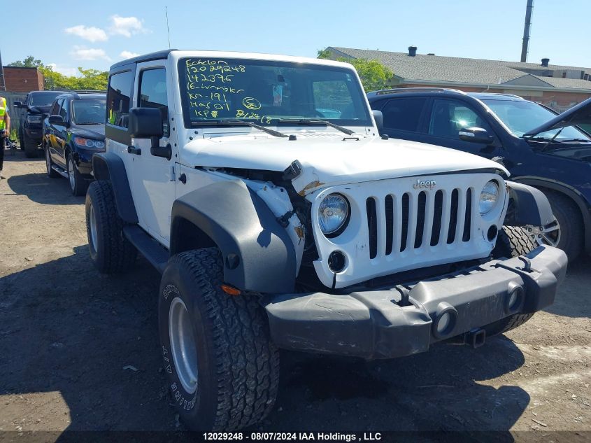 2016 Jeep Wrangler Sport VIN: 1C4AJWAG1GL142396 Lot: 12029248