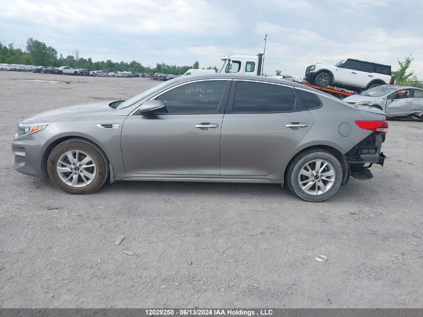 2016 Kia Optima VIN: 5XXGT4L37GG037168 Lot: 12029250