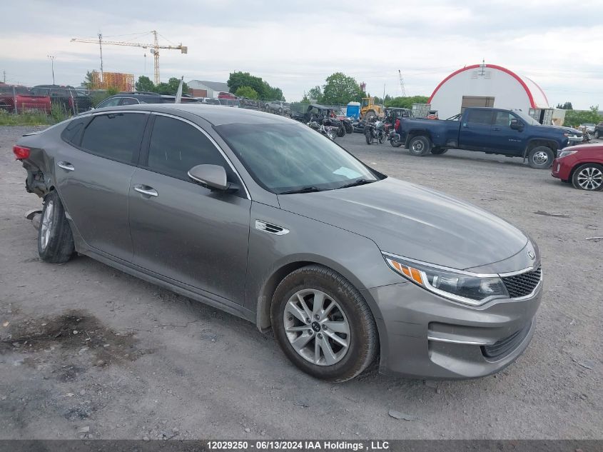 2016 Kia Optima VIN: 5XXGT4L37GG037168 Lot: 12029250