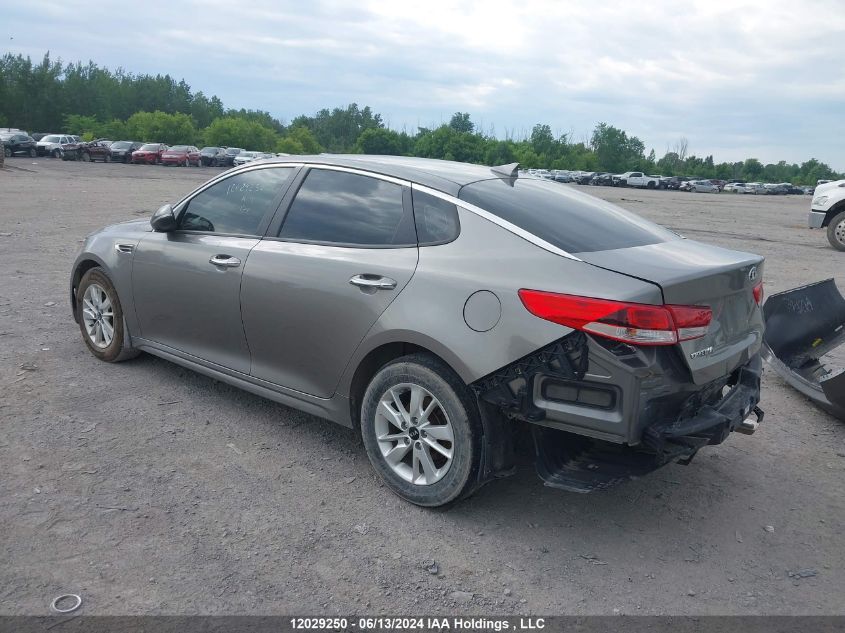 2016 Kia Optima VIN: 5XXGT4L37GG037168 Lot: 12029250