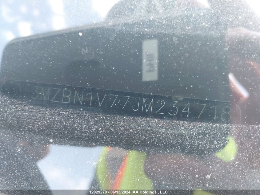 2018 Mazda 3 Touring VIN: 3MZBN1V77JM234718 Lot: 12029279