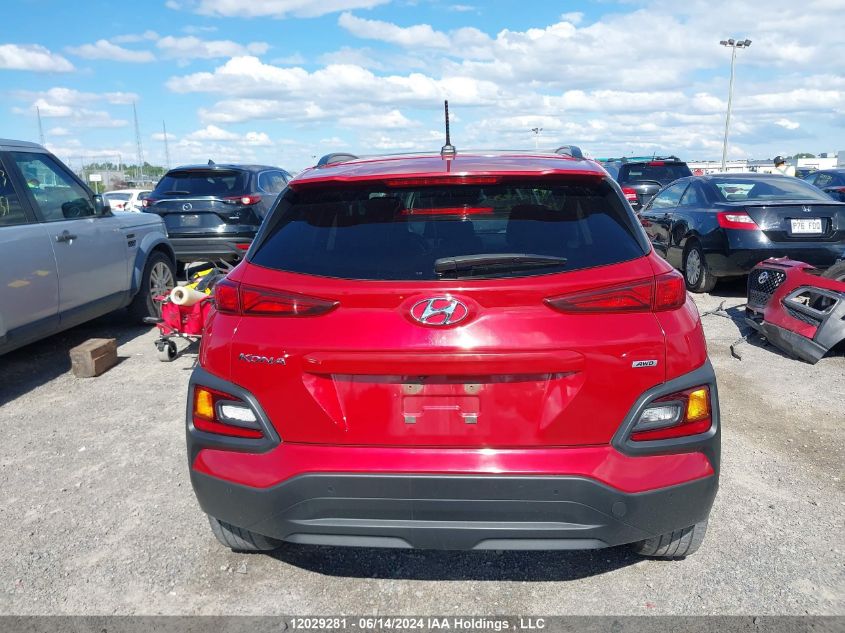 2018 Hyundai Kona 2.0L Luxury VIN: KM8K6CAA1JU179316 Lot: 12029281