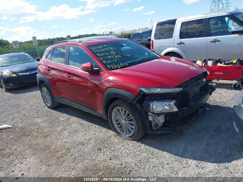 2018 Hyundai Kona 2.0L Luxury VIN: KM8K6CAA1JU179316 Lot: 12029281