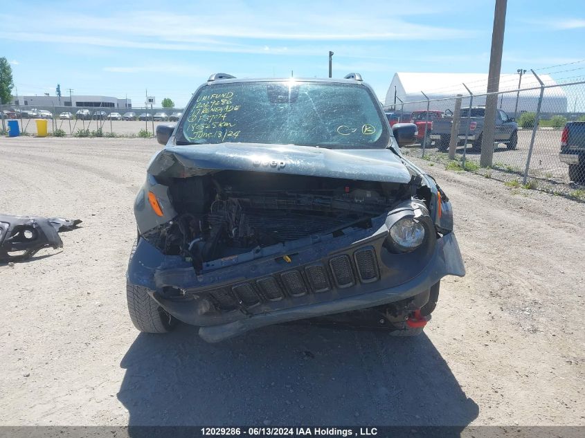 2017 Jeep Renegade Trailhawk VIN: ZACCJBCB3HPF39074 Lot: 12029286