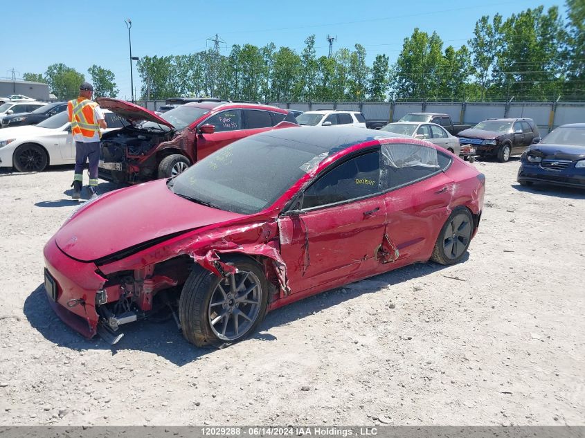 2023 Tesla Model 3 VIN: LRW3E1EB8PC921841 Lot: 12029288