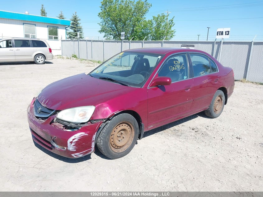 2002 Acura El VIN: 2HHES356X2H006480 Lot: 12029315