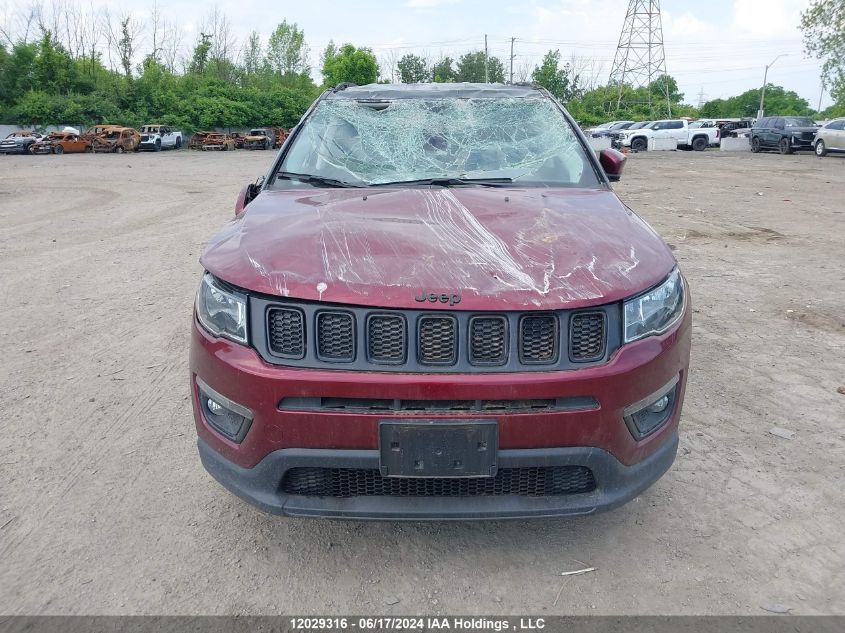 2021 Jeep Compass Altitude VIN: 3C4NJDEB5MT538111 Lot: 12029316