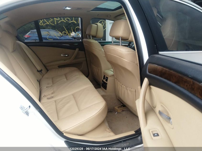 2009 BMW 5 Series VIN: WBANV13539C151458 Lot: 12029328