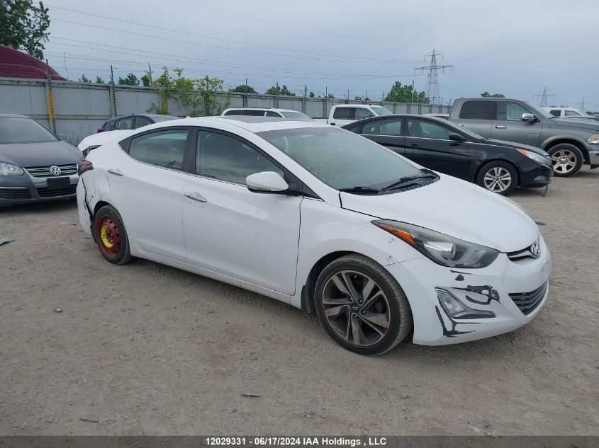2015 Hyundai Elantra Limited VIN: KMHDH4AH9FU368292 Lot: 12029331