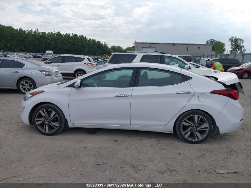2015 Hyundai Elantra Limited VIN: KMHDH4AH9FU368292 Lot: 12029331