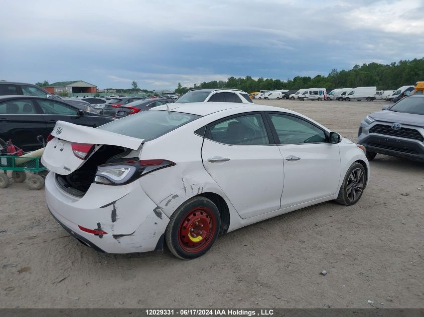 2015 Hyundai Elantra Limited VIN: KMHDH4AH9FU368292 Lot: 12029331