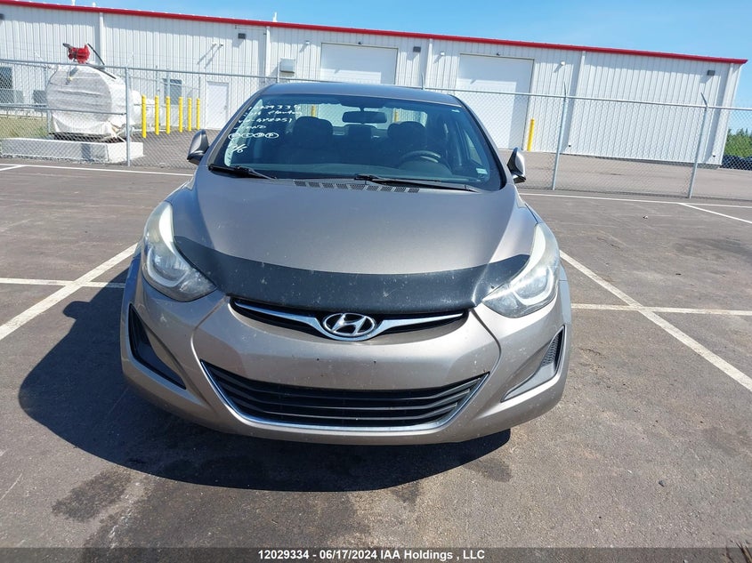 2014 Hyundai Elantra Se/Sport/Limited VIN: 5NPDH4AE8EH488751 Lot: 12029334