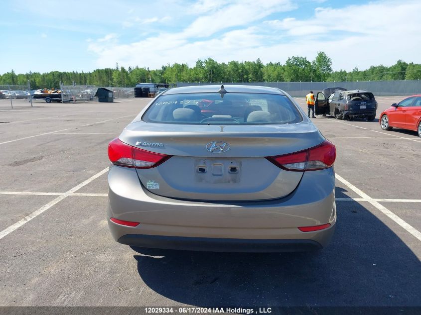 2014 Hyundai Elantra Se/Sport/Limited VIN: 5NPDH4AE8EH488751 Lot: 12029334