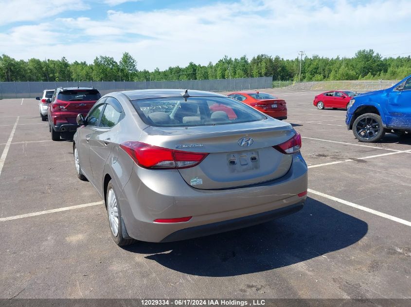 2014 Hyundai Elantra Se/Sport/Limited VIN: 5NPDH4AE8EH488751 Lot: 12029334