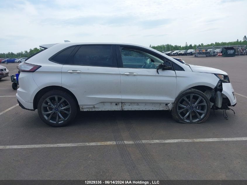 2017 Ford Edge Sport VIN: 2FMPK4AP7HBB65240 Lot: 12029335