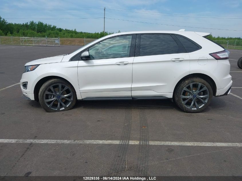 2017 Ford Edge Sport VIN: 2FMPK4AP7HBB65240 Lot: 12029335