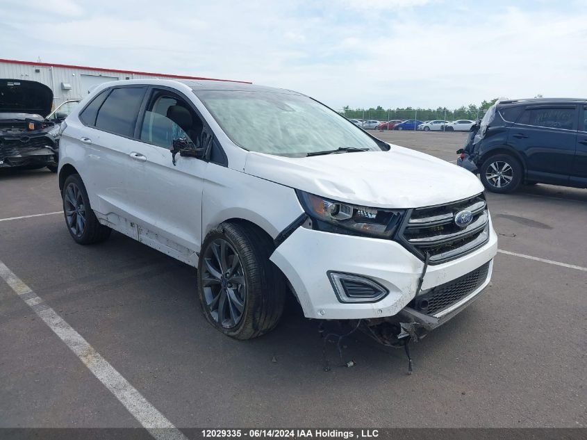 2017 Ford Edge Sport VIN: 2FMPK4AP7HBB65240 Lot: 12029335