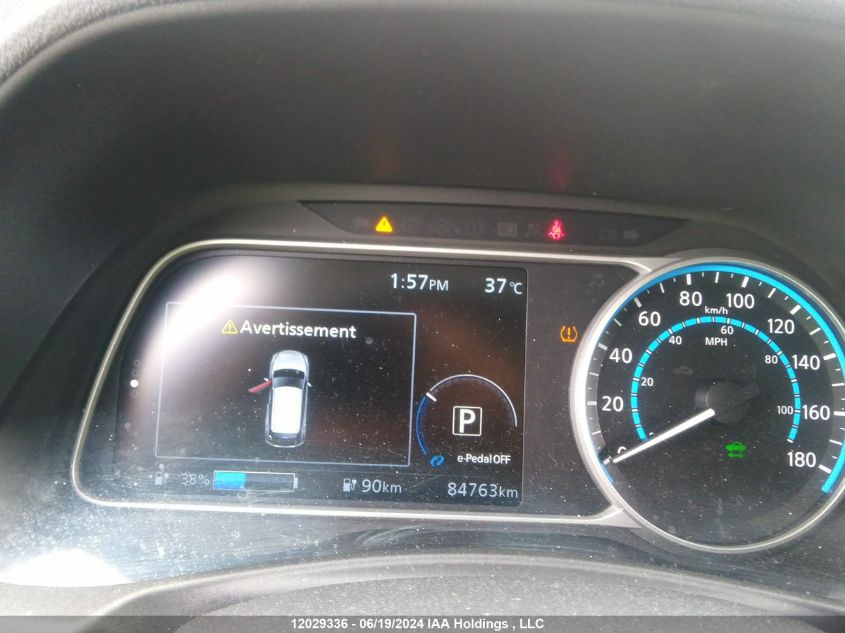 2019 Nissan Leaf VIN: 1N4AZ1CP6KC300769 Lot: 12029336