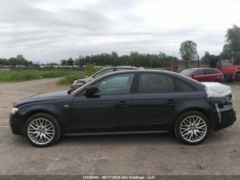 2016 Audi A4 Komfort Plus VIN: WAUBFCFL6GA010639 Lot: 12029342