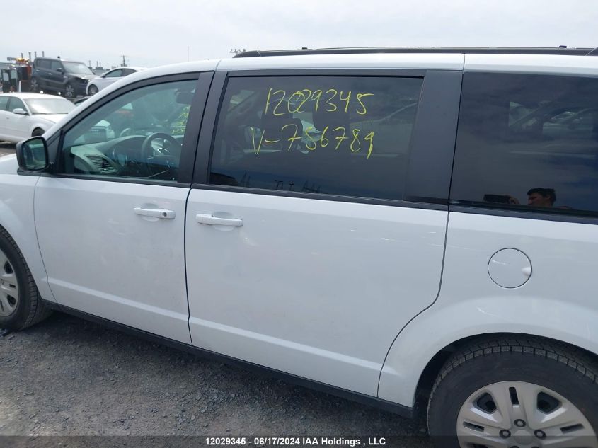 2019 Dodge Grand Caravan VIN: 2C4RDGBG2KR756789 Lot: 12029345