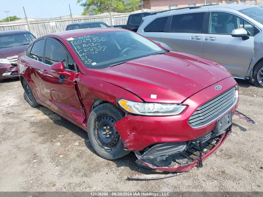 2013 Ford Fusion Se VIN: 3FA6P0HR8DR251577 Lot: 12029350