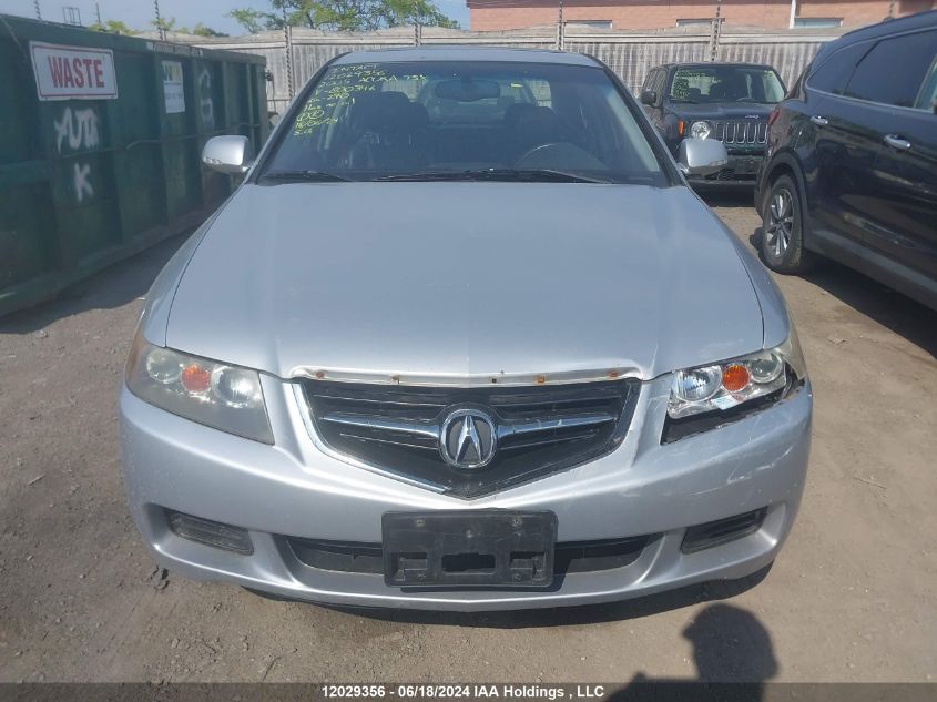 2005 Acura Tsx VIN: JH4CL95885C800346 Lot: 12029356