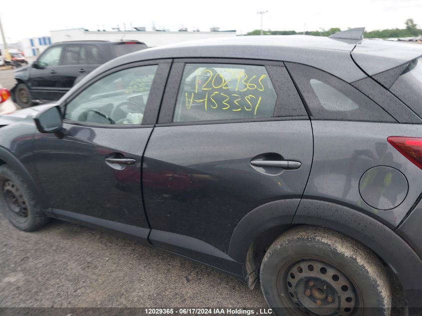 2017 Mazda Cx-3 VIN: JM1DKDB71H0153351 Lot: 12029365