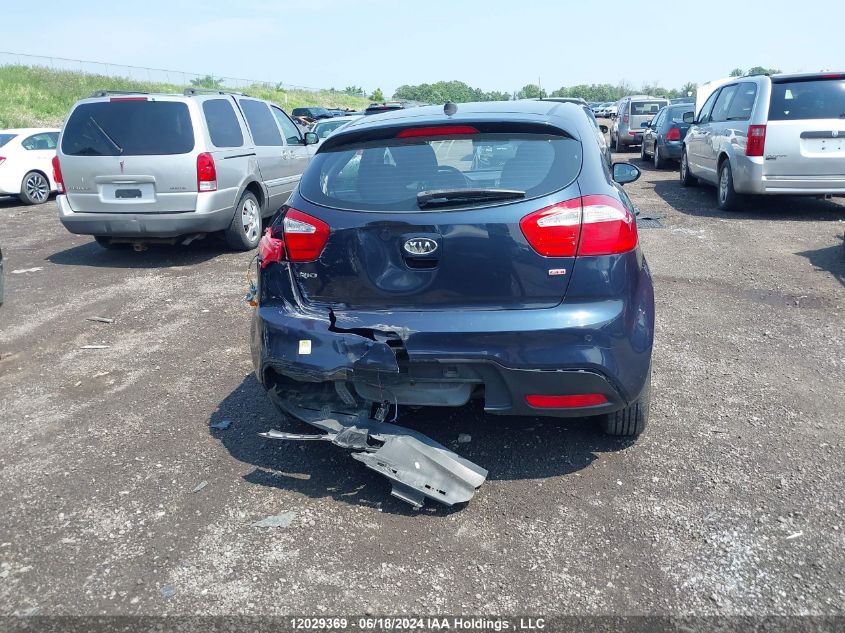 2012 Kia Rio VIN: KNADM5A33C6756027 Lot: 12029369