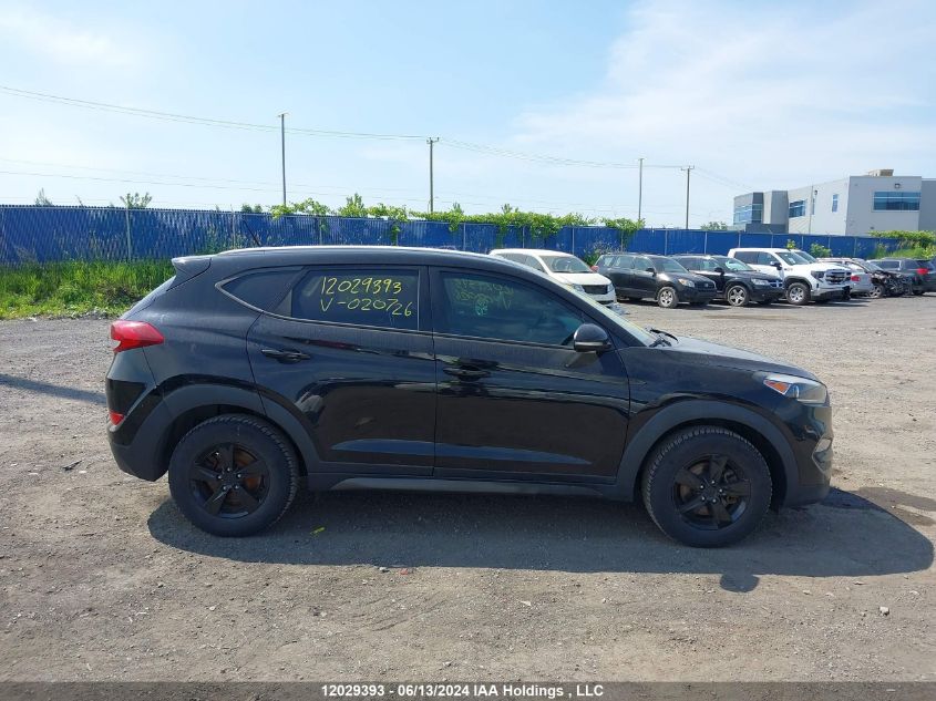 2016 Hyundai Tucson Limited/Sport And Eco/Se VIN: KM8J3CA27GU020726 Lot: 12029393