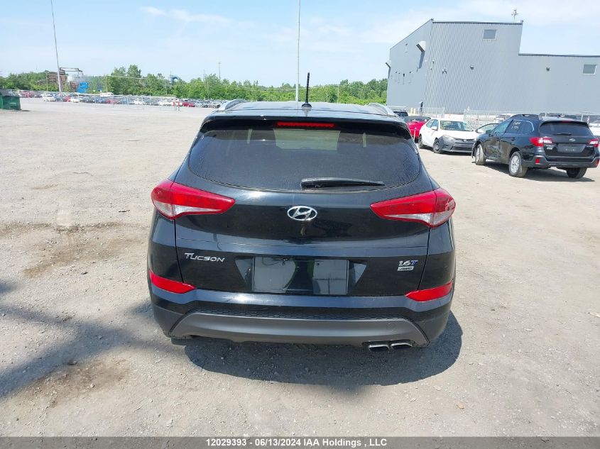 2016 Hyundai Tucson Limited/Sport And Eco/Se VIN: KM8J3CA27GU020726 Lot: 12029393