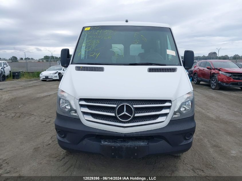 2016 Mercedes-Benz Sprinter 2500 VIN: WDZBE7DD4GP211588 Lot: 12029395