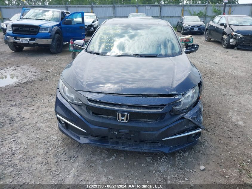 2020 Honda Civic Ex 4Dr VIN: 2HGFC2F75LH001339 Lot: 12029398