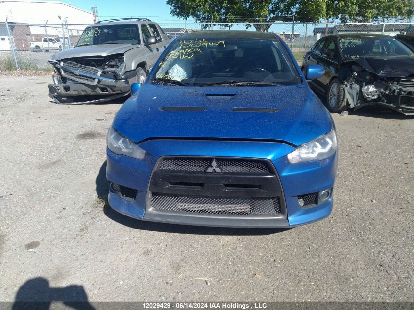 2015 Mitsubishi Lancer Evolution VIN: JA32W7FVXFU608112 Lot: 12029429