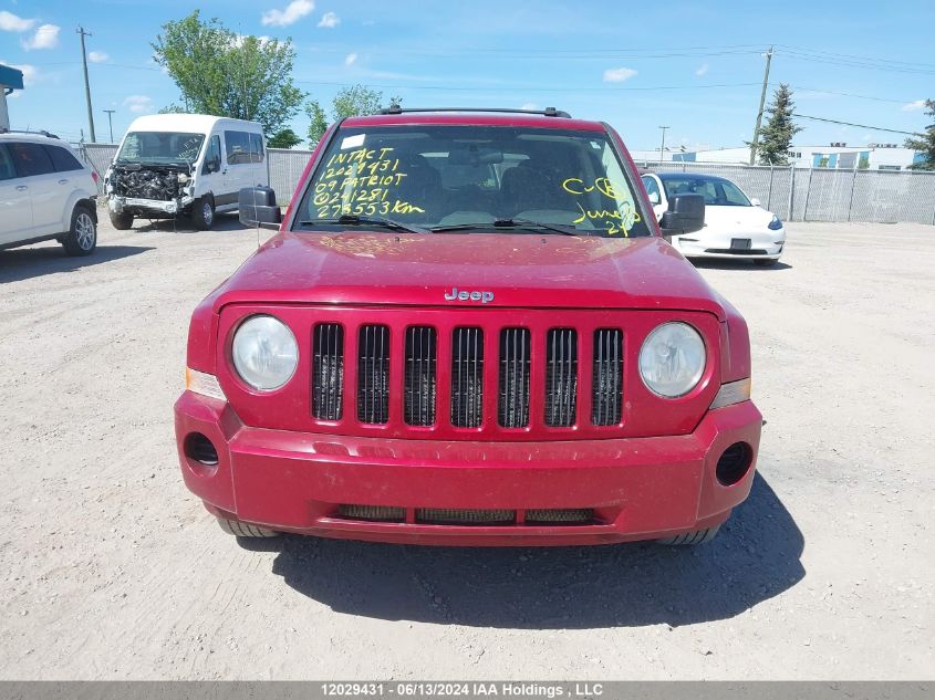 2009 Jeep Patriot Sport VIN: 1J4FF28B69D241281 Lot: 12029431