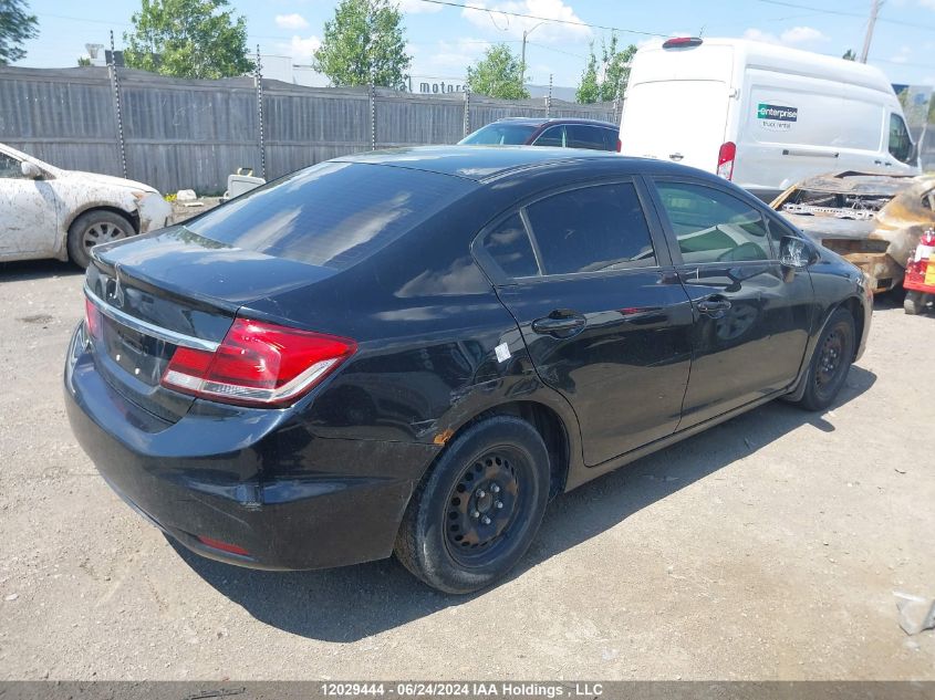 2014 Honda Civic Sedan VIN: 2HGFB2E45EH012337 Lot: 12029444