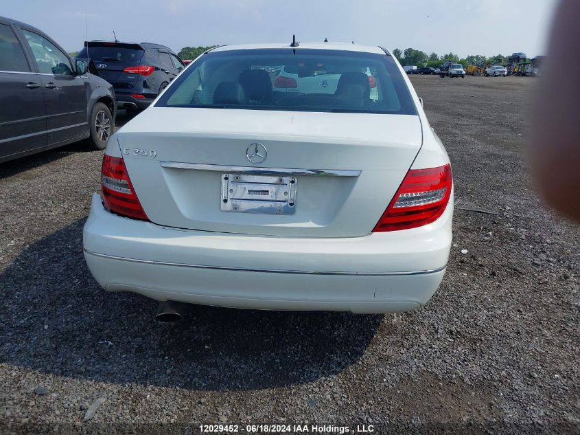 2012 Mercedes-Benz C-Class VIN: WDDGF4HB9CA722906 Lot: 12029452