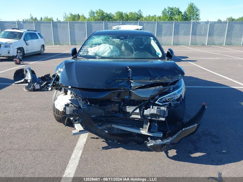 2022 Nissan Sentra VIN: 3N1AB8DVXNY296101 Lot: 12029481