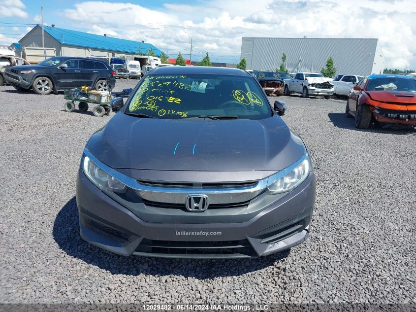 2018 Honda Civic Sedan VIN: 2HGFC2F57JH016422 Lot: 12029482