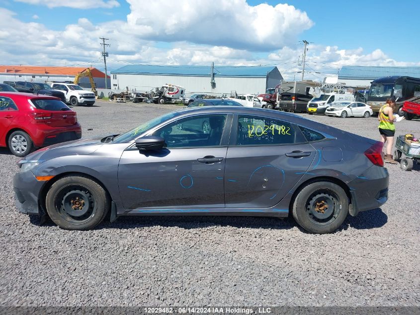 2018 Honda Civic Sedan VIN: 2HGFC2F57JH016422 Lot: 12029482