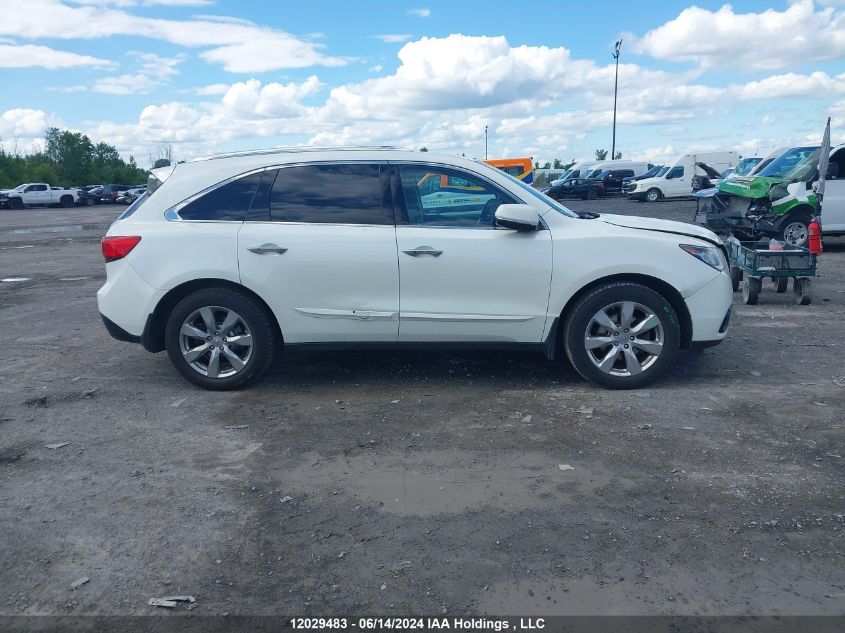 2016 Acura Mdx Elite VIN: 5FRYD4H85GB501193 Lot: 12029483