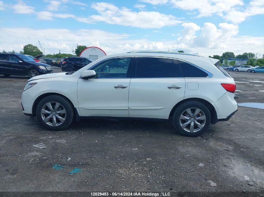 2016 Acura Mdx Elite VIN: 5FRYD4H85GB501193 Lot: 12029483