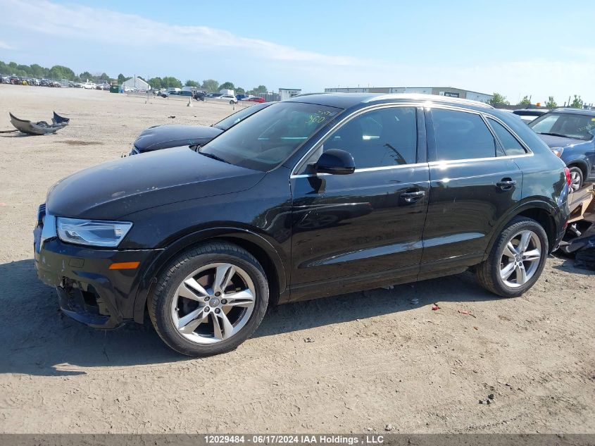 2016 Audi Q3 VIN: WA1JFCFS7GR006052 Lot: 12029484