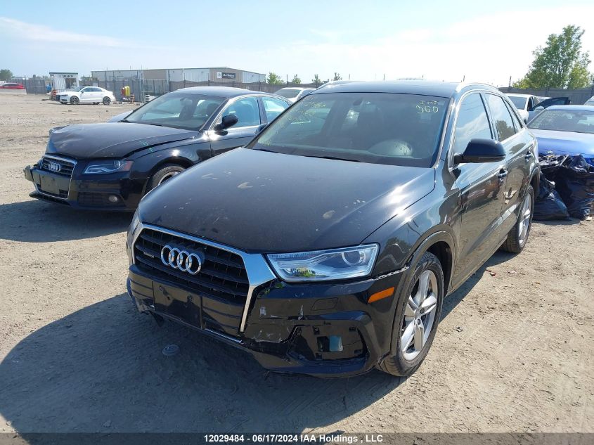 2016 Audi Q3 VIN: WA1JFCFS7GR006052 Lot: 12029484