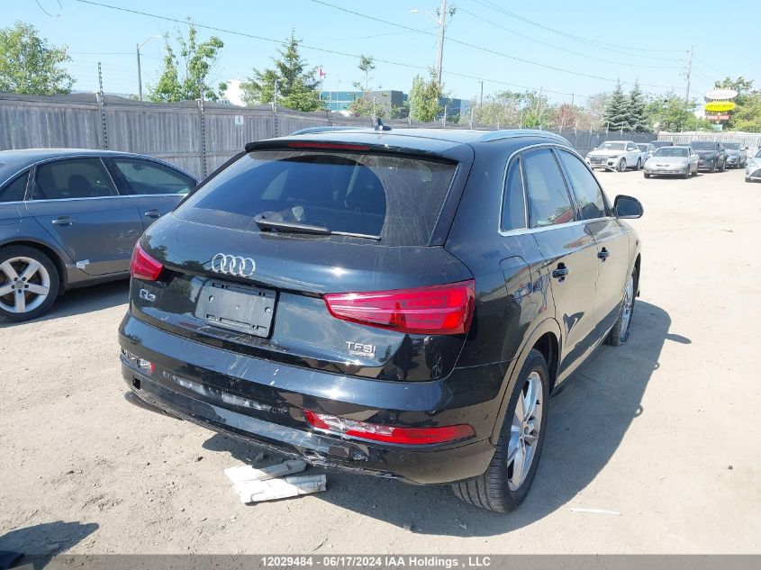 2016 Audi Q3 VIN: WA1JFCFS7GR006052 Lot: 12029484