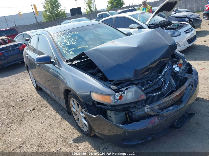 2007 Acura Tsx VIN: JH4CL96827C800926 Lot: 12029490