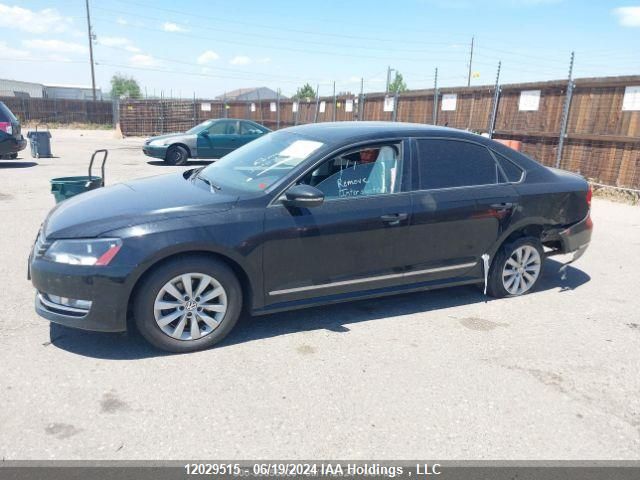 2012 Volkswagen Passat VIN: 1VWAN7A32CC004476 Lot: 12029515