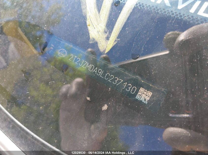 2020 Lexus Rx 350 VIN: 2T2JZMDA9LC237130 Lot: 12029530