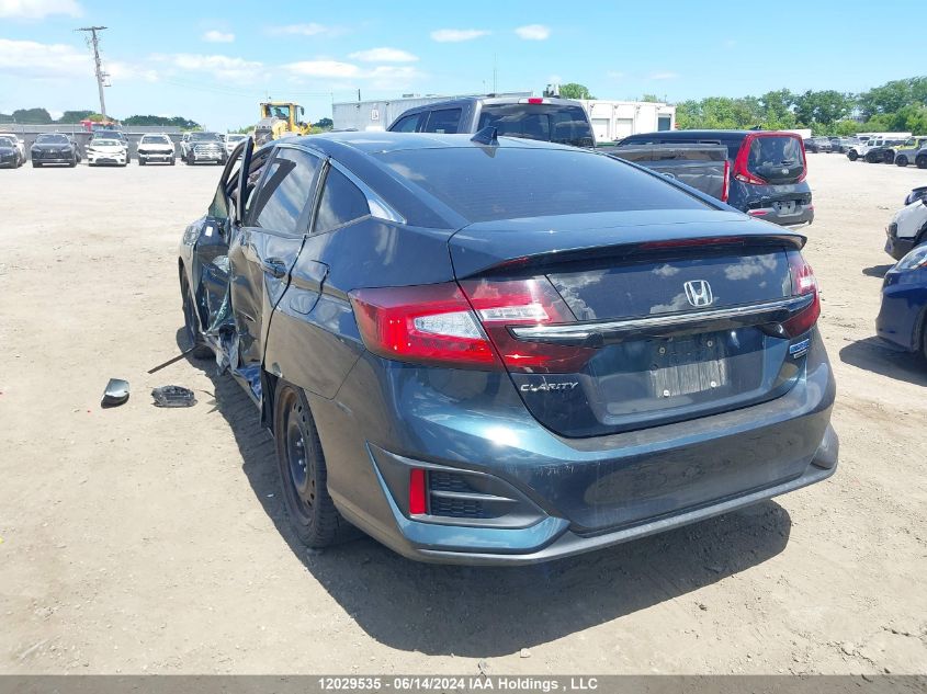 2019 Honda Clarity Plug-In Hybrid VIN: JHMZC5F30KC800083 Lot: 12029535