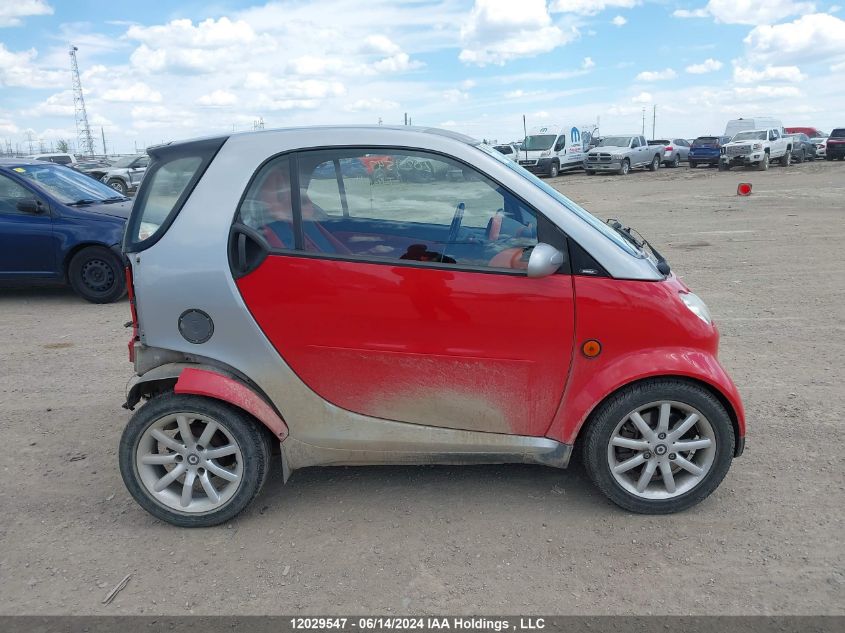 2006 Smart Fortwo VIN: WMEAJ00F86J282978 Lot: 12029547